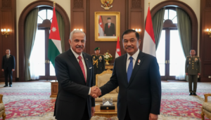 King Abdullah Meets Indonesia’s Prabowo in Jakarta Visit